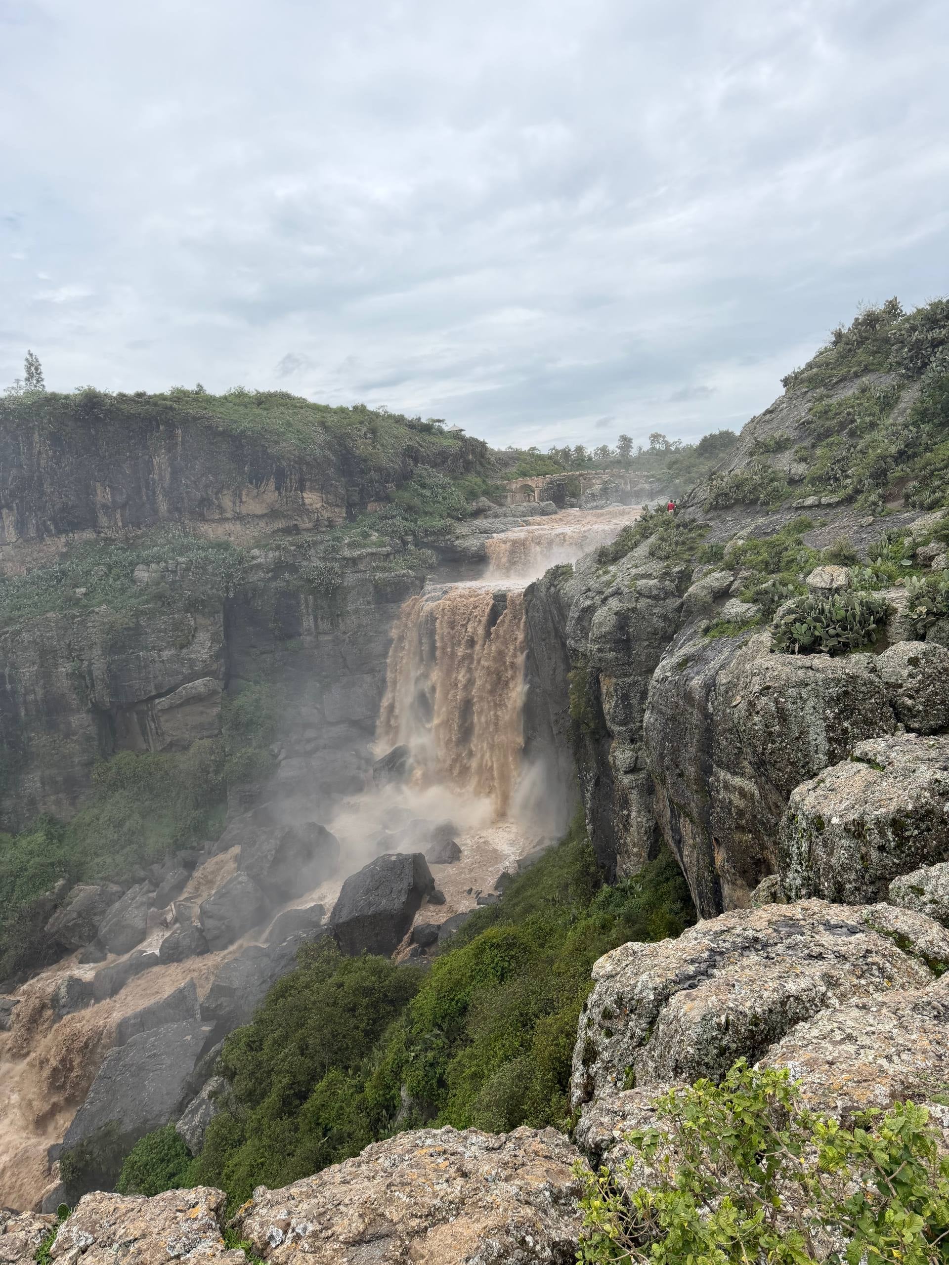 Blue Nile Falls in full flow after the rains