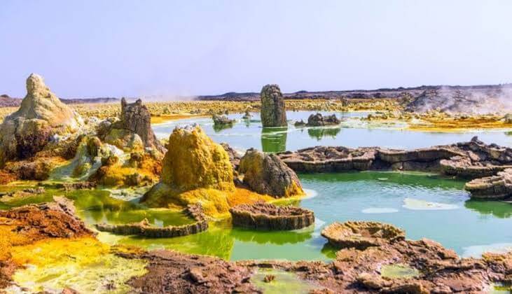 Danakil Depression landscape